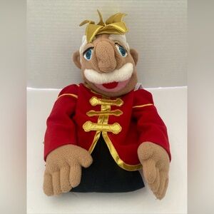 Melissa and Doug King Carl Castlehoff 16" Plush Hand Puppet Crown Cape No Stick